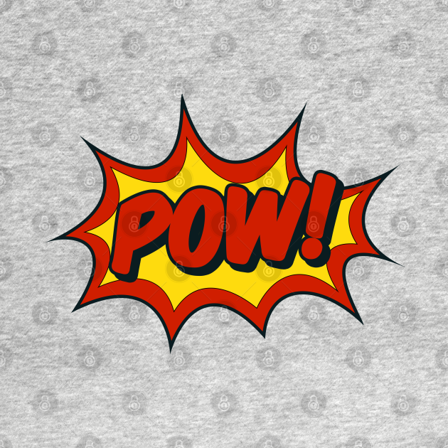 Pow! Comic Effect Comic TShirt TeePublic